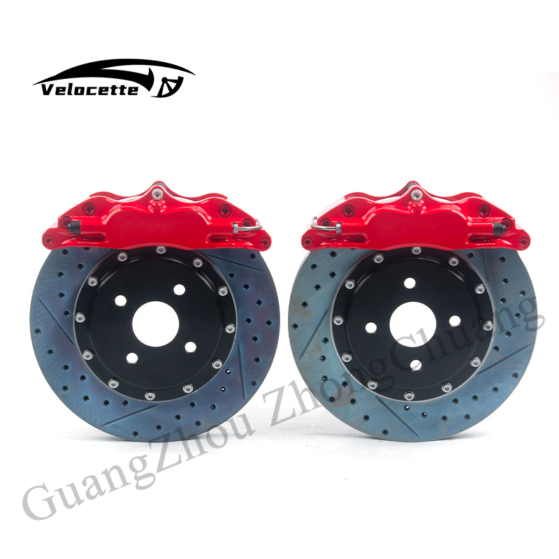 Brake Caliper - ชุดเบรกคาลิปเปอร์แบบกำหนดเองพร้อมจานเบรกขนาดใหญ่ สำหรับรถยนต์ฮอนด้า ฟิต อีจี และโตโยต้า ยาริส