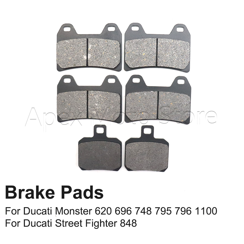 Motorcycle Brake Pads - อุปกรณ์เสริมรถจักรยานยนต์ด้านหน้าด้านหลังเบรคสำหรับดูคาติ มอนสเตอร์ 620 696 748 795