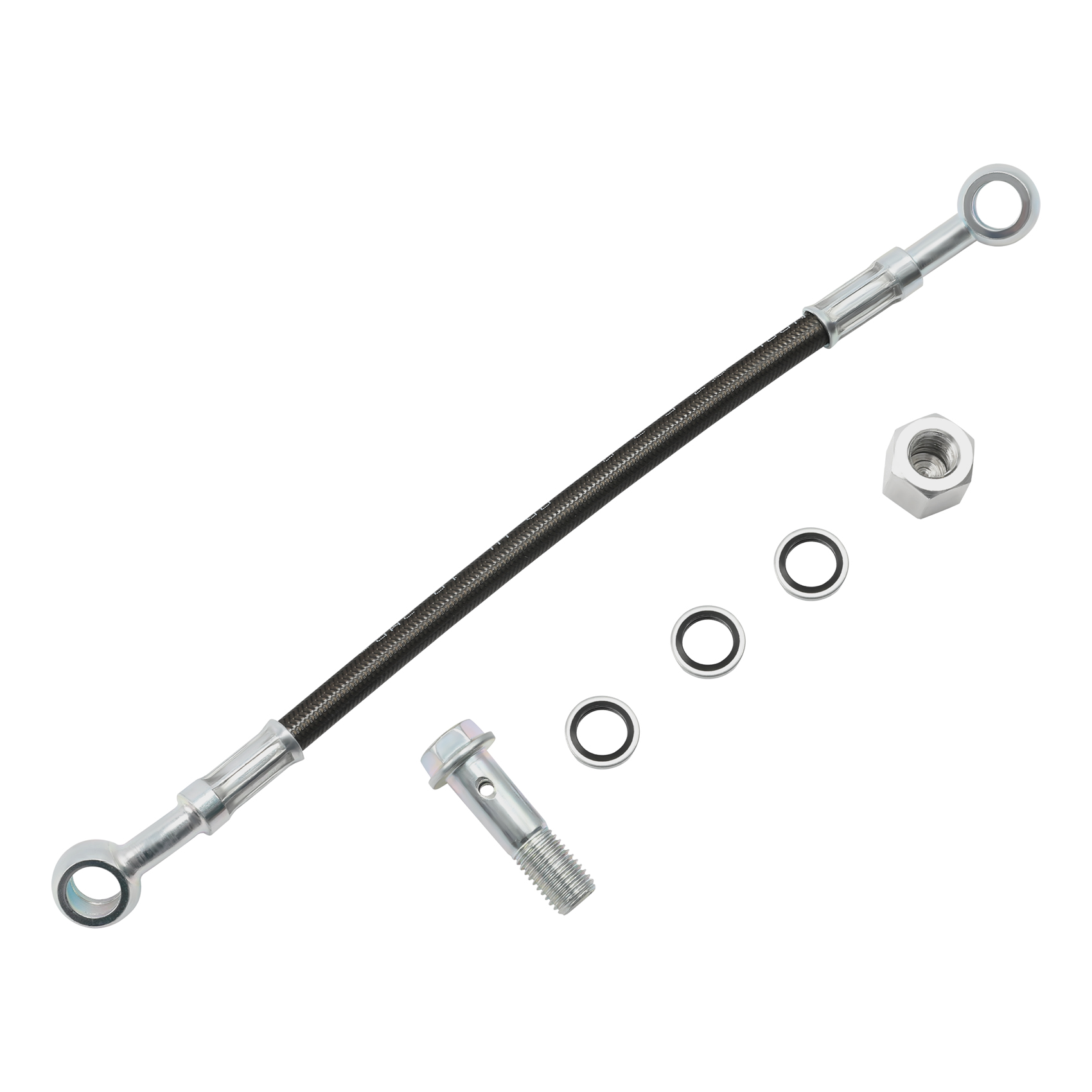 Brake Line Motorcycle - ท่อเบรก25cm ต่อขยายสายอะไหล่มอเตอร์ไซค์สากล