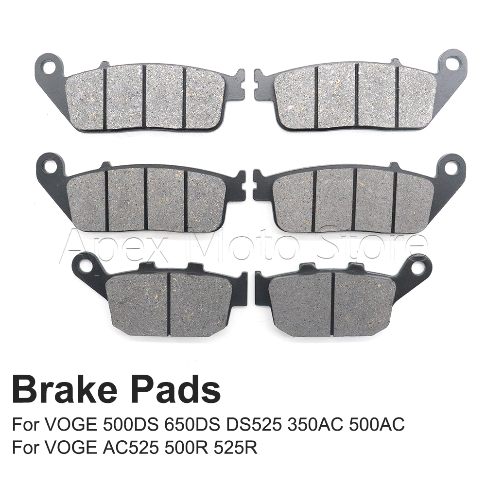 Motorcycle Brake Pads - ผ้าเบรกหน้า-หลังสำหรับ VOGE 500DS 650DS DS525 350AC