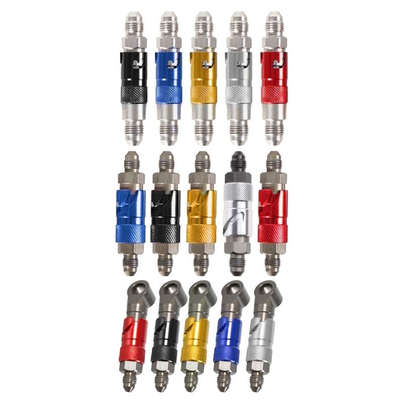 Brake Line Motorcycle - ฝาครอบถอดเร็วของน้ำมันเบรก AN3 3AN ชุดถอดประกอบและเปลี่ยนข้อต่อสายเบรกแบบปลดเร็วสำหรับรถจักรยานยนต์