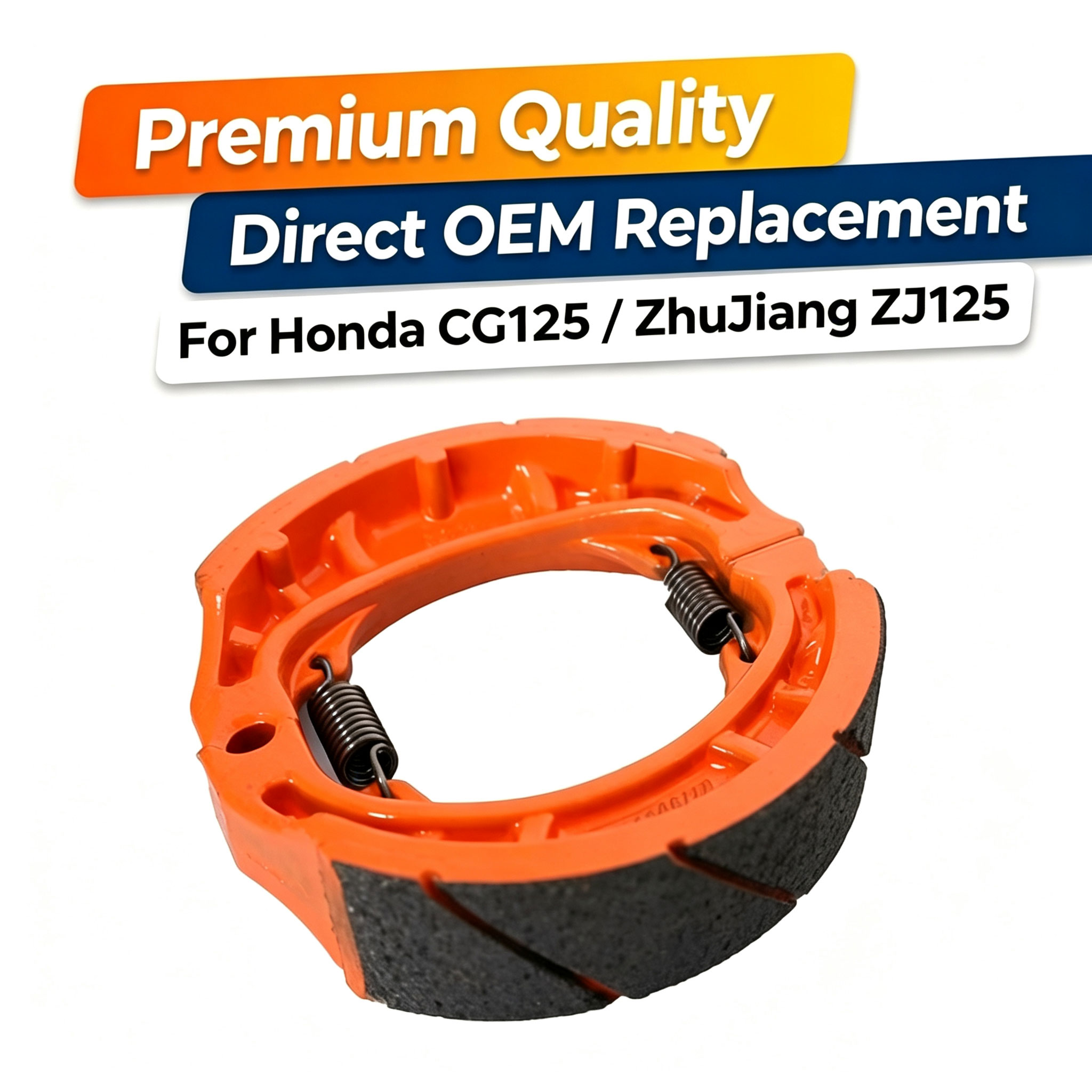Brake Line Motorcycle - ผ้าเบรกมอเตอร์ไซค์สำหรับ Honda CG125 ZJ125 ผ้าเบรกดรัมหน้า-หลัง สำหรับรถมอเตอร์ไซค์และสกู๊ตเตอร์