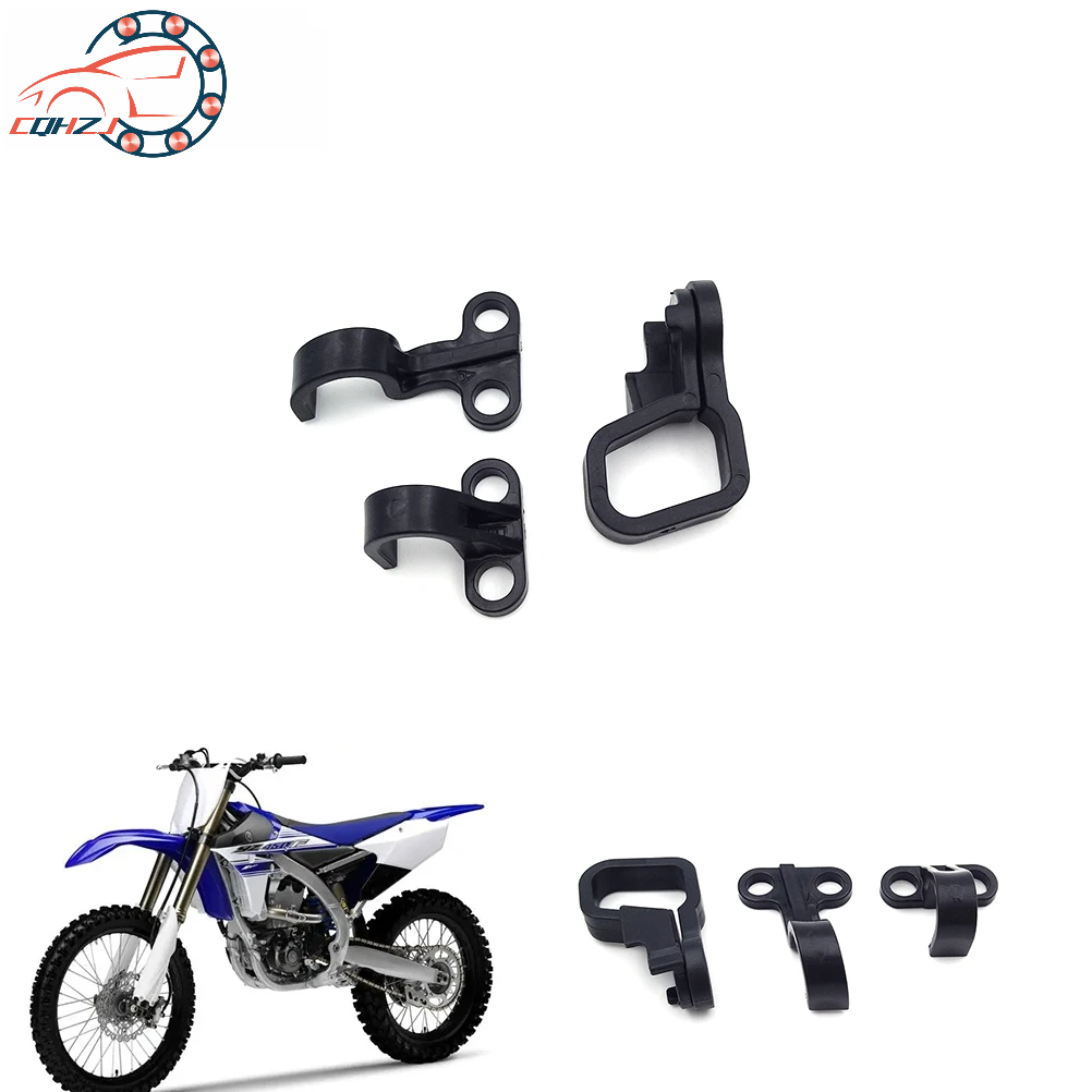 Motorcycle Brake Cable - ตัวหนีบสายเบรกหน้า-หลังมอเตอร์ไซค์ CQHZJ ตัวจับสายเบรก ท่อคลิปยึดสายเบรก สำหรับอะไหล่ YAMAHA