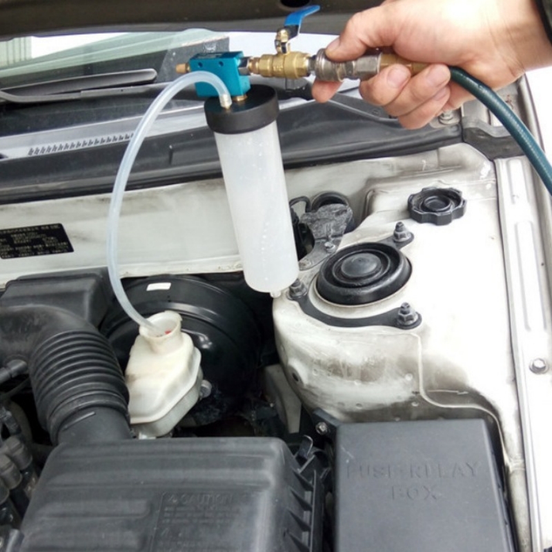 Brake Fluid - รถเบรค Bleeder ไฮดรอลิกปั๊มของเหลวชุดปั๊มของเหลวเปลี่ยน Purge ถังหลอดซ่อมเครื่องมือรถบรรทุกรถจักรยานยนต์อุปกรณ์เสริม