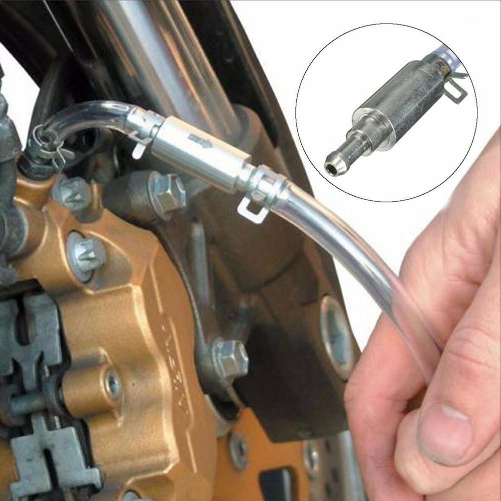 Brake Fluid - เครื่องมือไล่ลมเบรกไฮดรอลิก ท่อเลือดออกของเหลวเบรกรถยนต์แบบล็อคได้พร้อมเช็ควาล์วทางเดียวแบบไม่กลับ