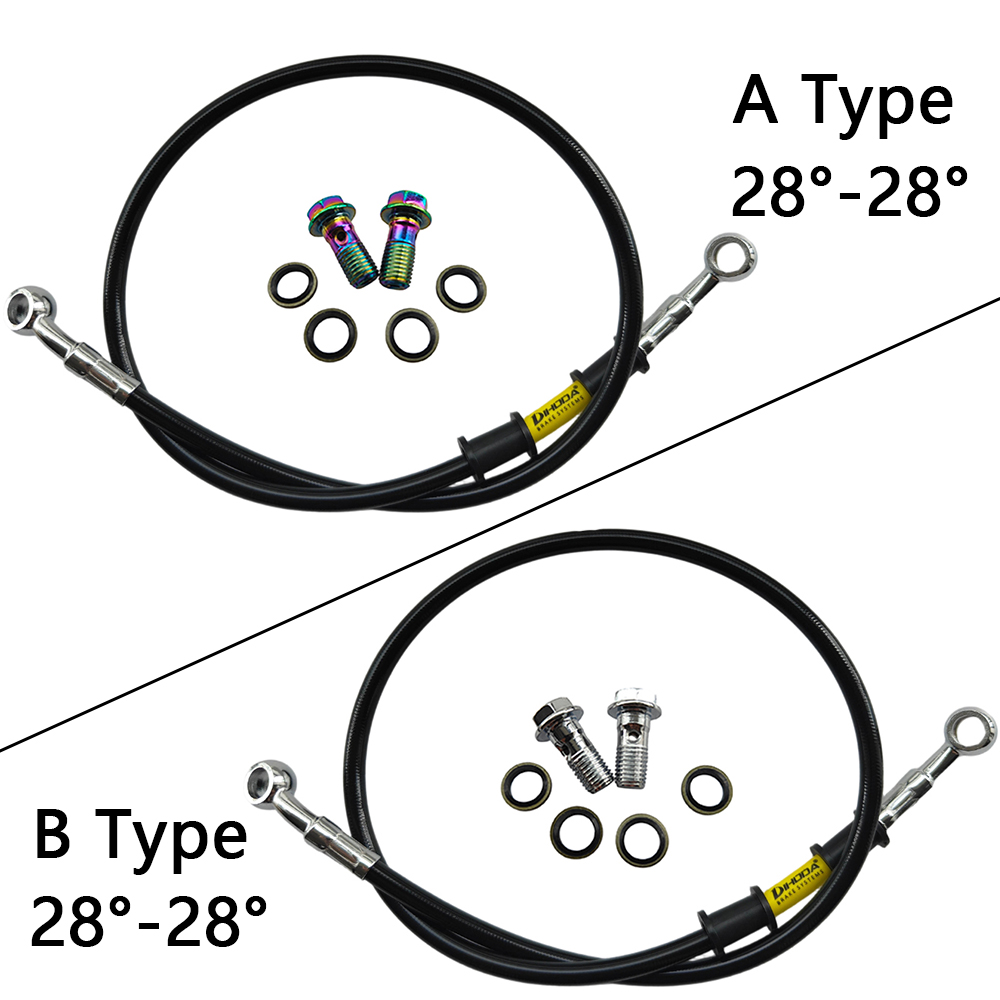 28 ° -28 °   สายเบรคไฮดรอลิกมอ - Motorcycle Brake Cable บทวิจารณ์และราคา