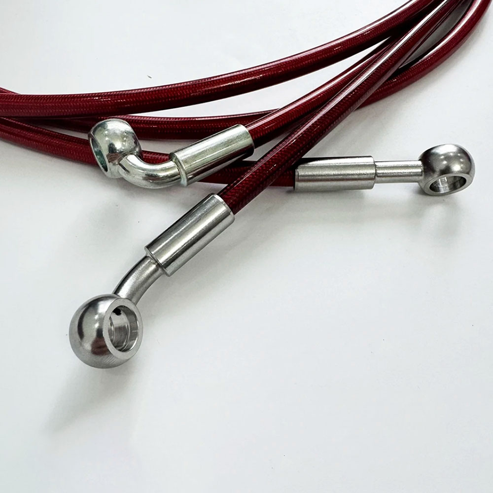 28-90 องศา 10 มม.Banjo 300 มม. - Motorcycle Brake Cable บทวิจารณ์และราคา