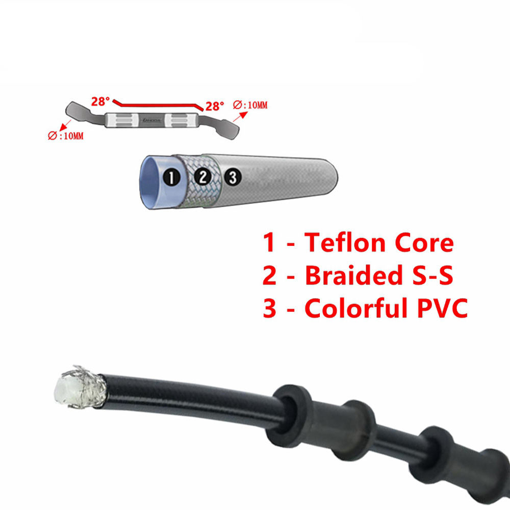 สายเบรกไฮดรอลิกสำหรับรถจักรยาน - Motorcycle Brake Cable บทวิจารณ์และราคา