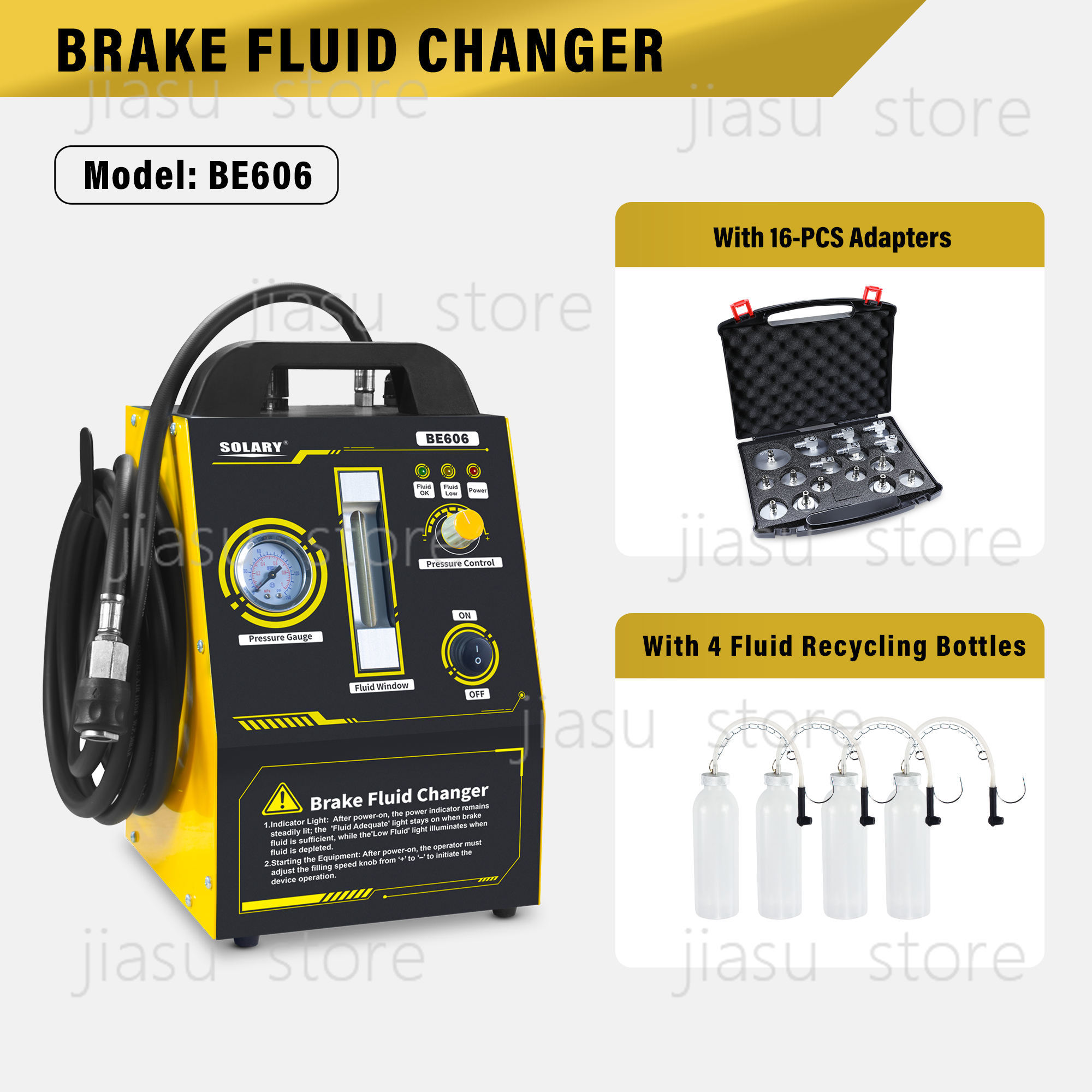เครื่องเปลี่ยนน้ำมันเบรก BE606 - Brake Fluid บทวิจารณ์และราคา