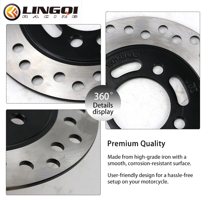 LINGQI RACING 160 มม.เบรคโรเตอ - Brake Pads Bike บทวิจารณ์และราคา