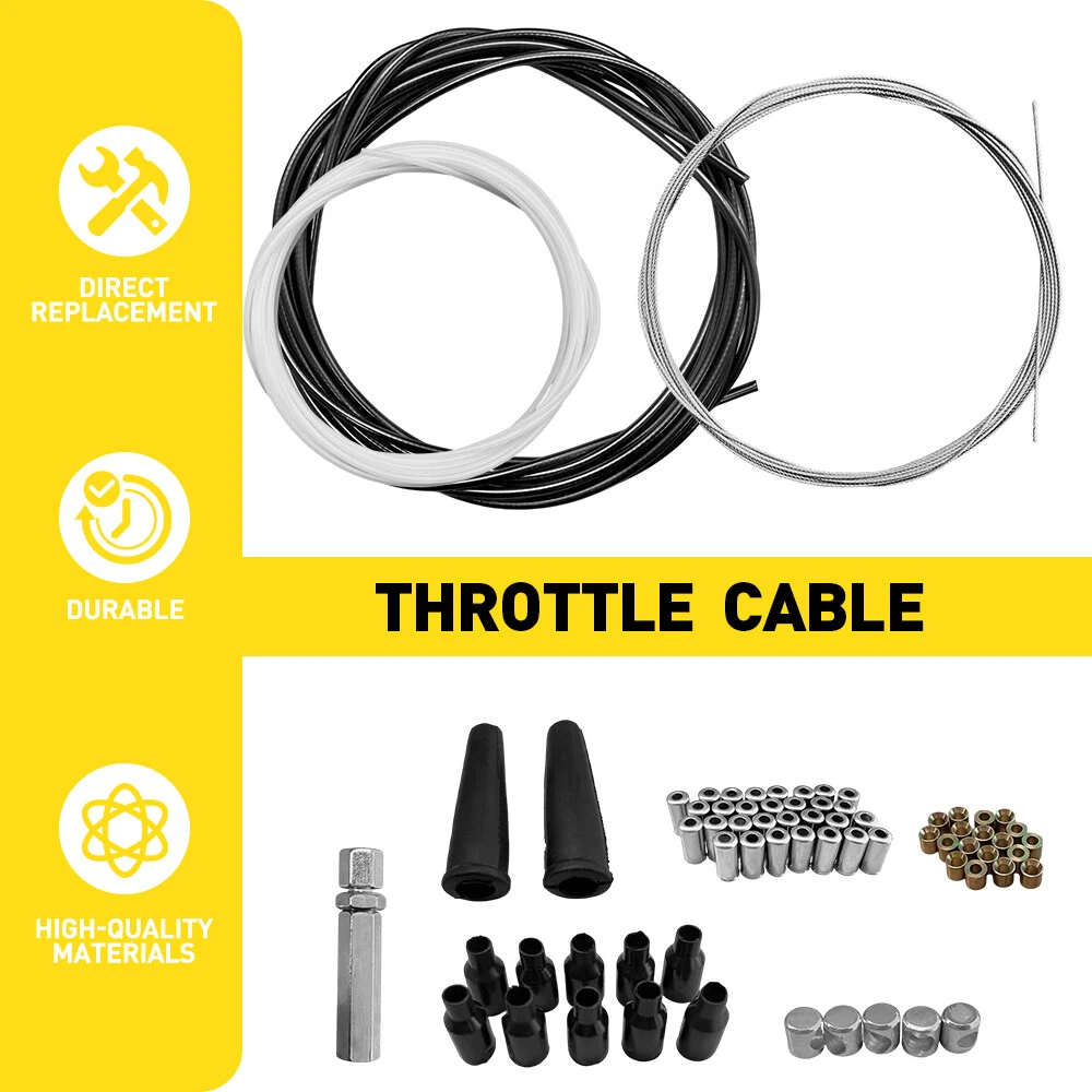 ชุดสายคันเร่งมอเตอร์ไซค์ DIY ค - Motorcycle Brake Cable บทวิจารณ์และราคา